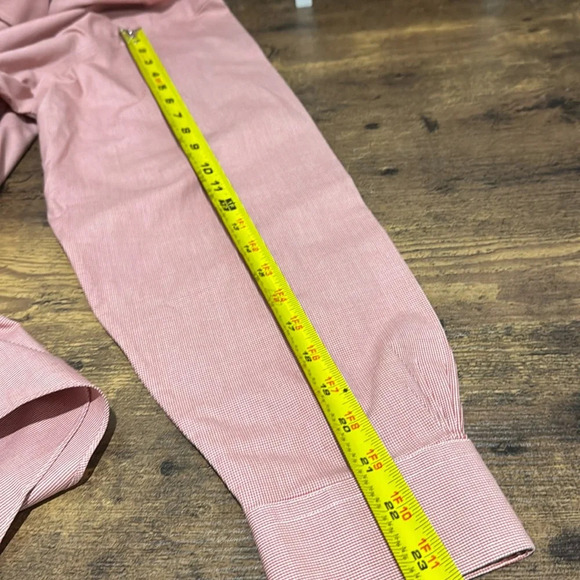 Brooks Brothers 346 Pink Button-Down Iron-Free Dress Shirt. 16-4/5 Neck 24” Wide - Picture 7 of 7